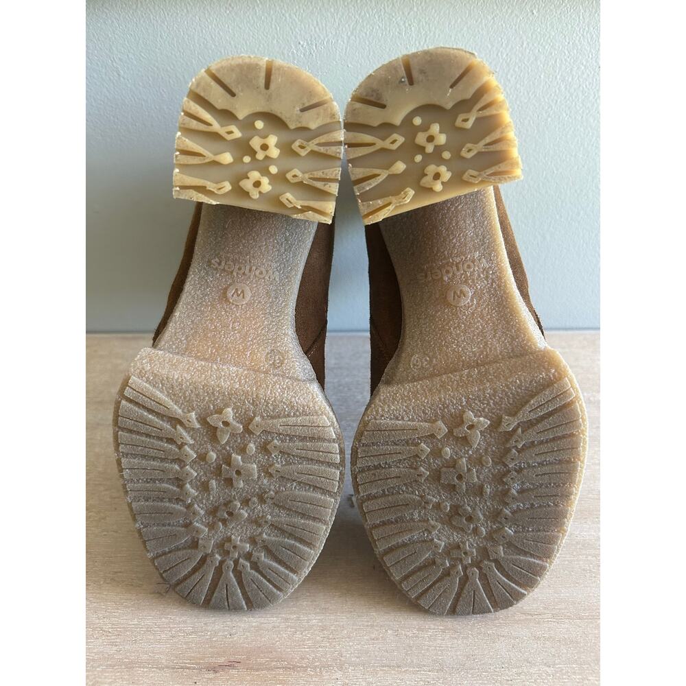 Wonders Y2K inspired brown suede platform boots, BoHo block, heel size 36 - Picture 5 of 10